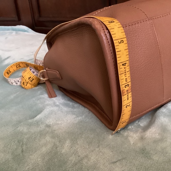 Tory Burch Leather Satchel Brown - Picture 5 of 11